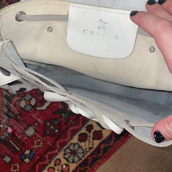 Grafea Leather Oreo Backpack RARE - Picture 5 of 5